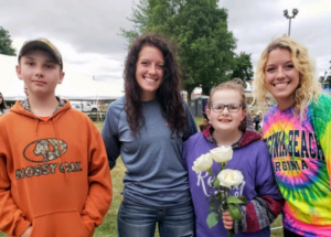 Tessa (second from right) with her siblings Johny, Kimmie, and Juli